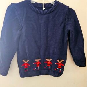 Marks & Spencer boys Christmas mouse nutcracker sweater